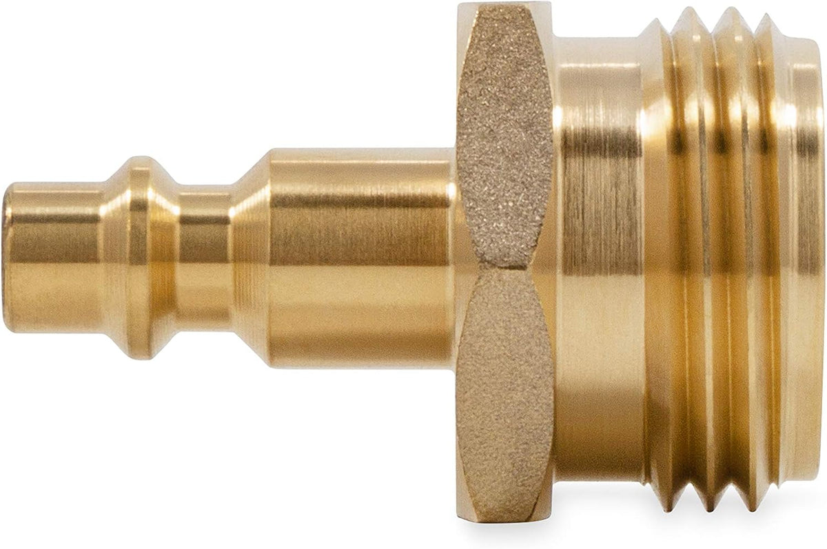Camco Quick-Connect Brass Blow-Out Plug for RV Winterizing - view 4