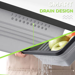 7-in-1 Camping Cutting Board Set with Knife & Basket