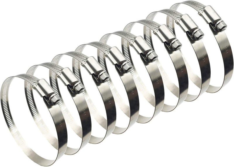 EesTeck 3" Stainless Steel Worm Drive Hose Clamps, 8-Pack – RV Parts Giant