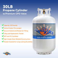 30 lb propane cylinder