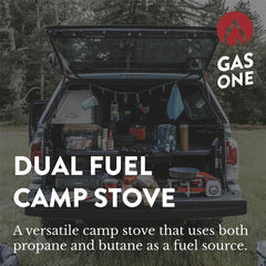 Gas One dual fuel camp stove