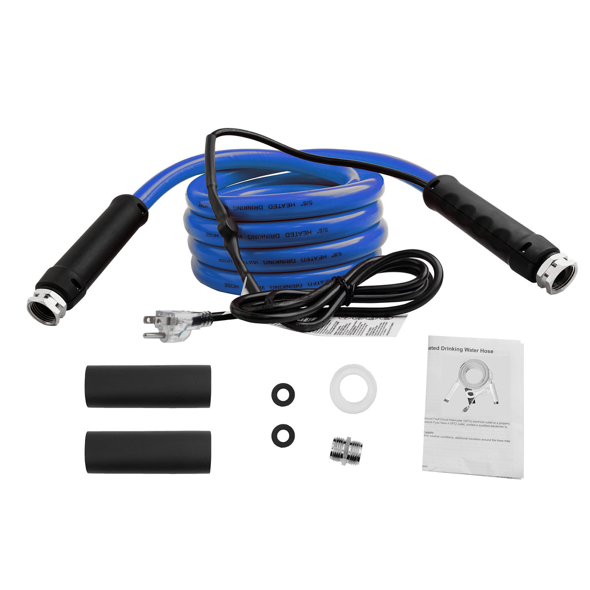 Heated RV water hose