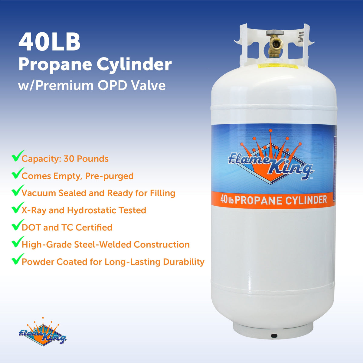 40 lb propane cylinder