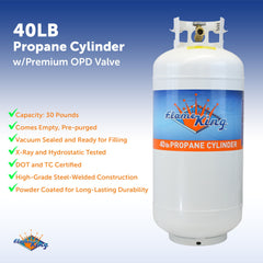 40 lb propane cylinder