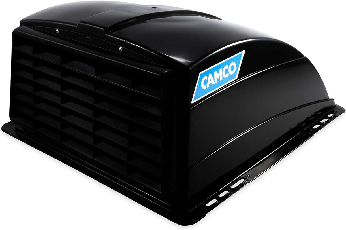 Camco Roof Vent Cover, Black, 14" x 14" Vents