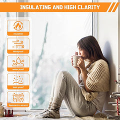 Heavy Duty Window Insulation Film 63" x 20ft