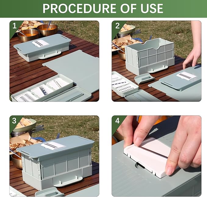 12-in-1 Collapsible Camping Cutting Board