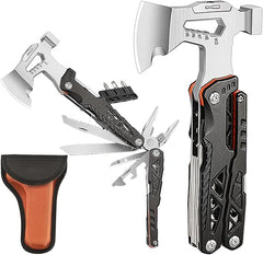 17-in-1 Outdoor Multitool Axe with Hammer & Pliers