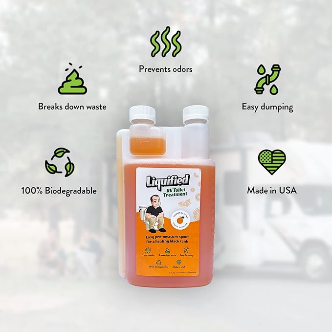 RV Toilet Treatment – Black Tank Deodorizer 32oz