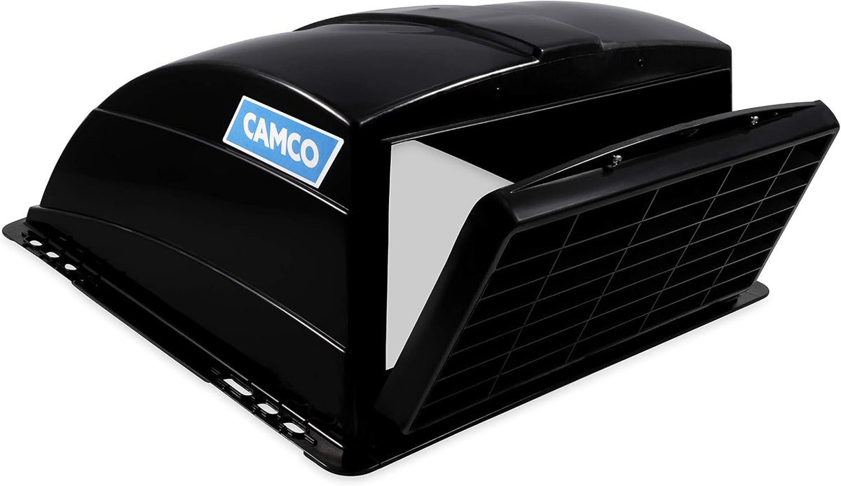 Camco Roof Vent Cover, Black, 14" x 14" Vents - view 3