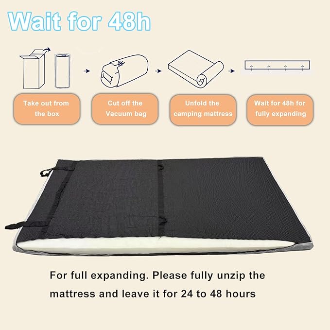 Foam Camping Mattress Roll-Up Sleeping Pad with Bag