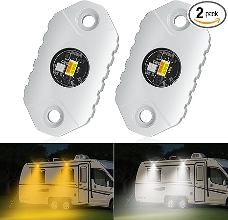 RV Exterior LED Porch Light 12V IP68 2-Pack – RV Parts Giant