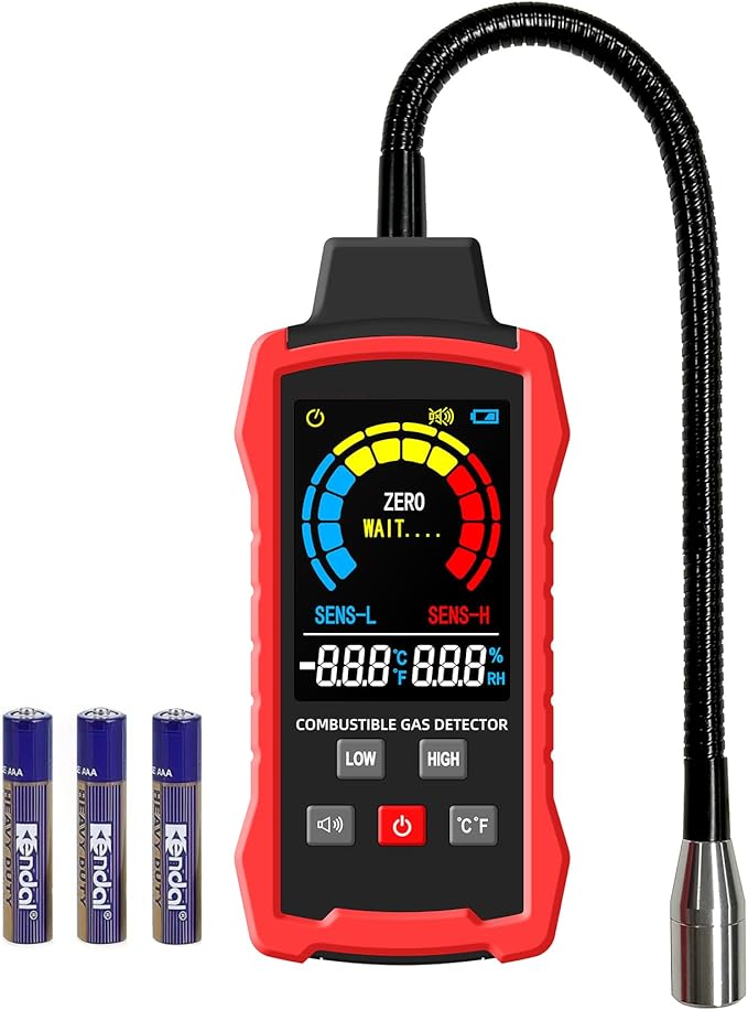 Gas Leak Detector 11" Gooseneck Propane/Natural Gas – RV Parts Giant