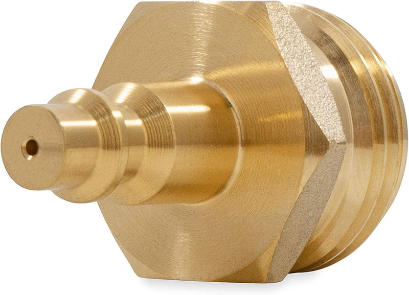 Camco Quick-Connect Brass Blow-Out Plug for RV Winterizing