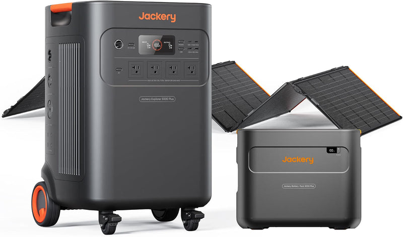 Jackery Solar Generator Explorer 5000 Plus Bundle — Jackery power station and solar bundle