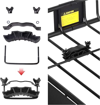 Roof Rack Cargo Basket with Extension 64"x39"