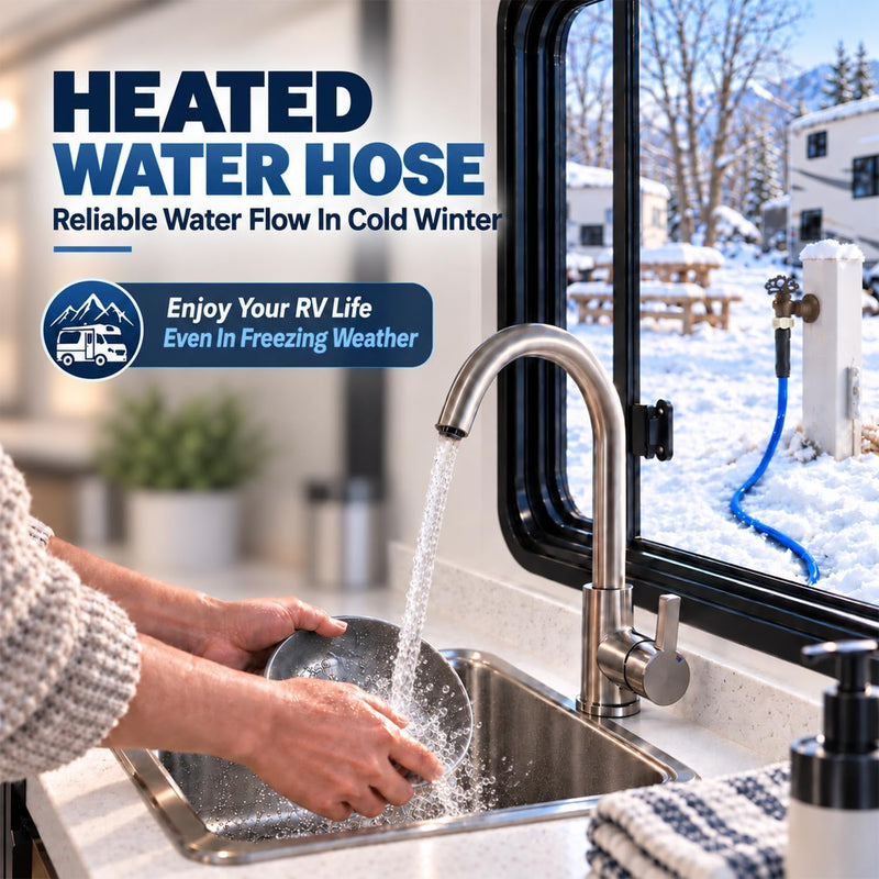 30 ft heated RV water hose