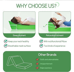 Tri-Fold Memory Foam Mattress 4" with Pillow