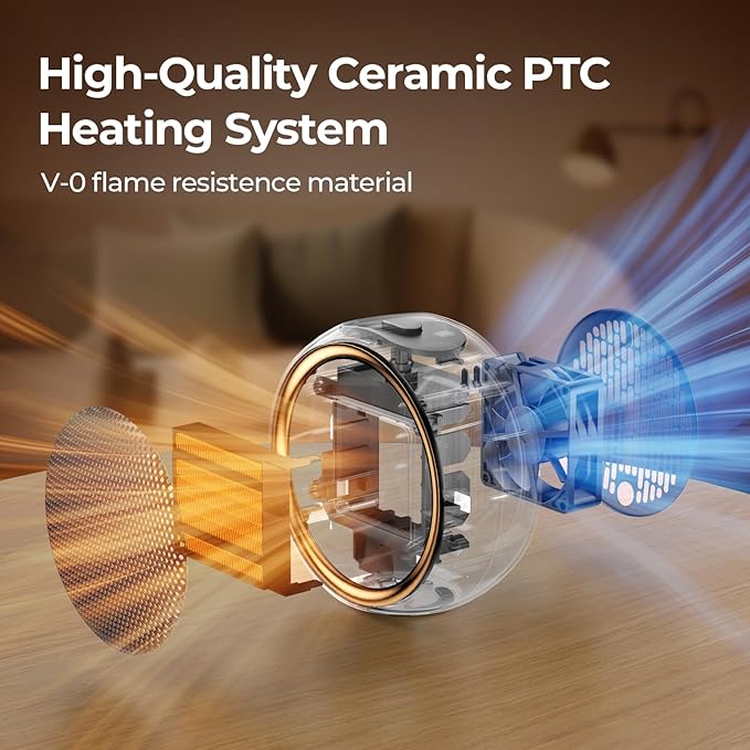 Portable PTC Ceramic Space Heater – RV Parts Giant