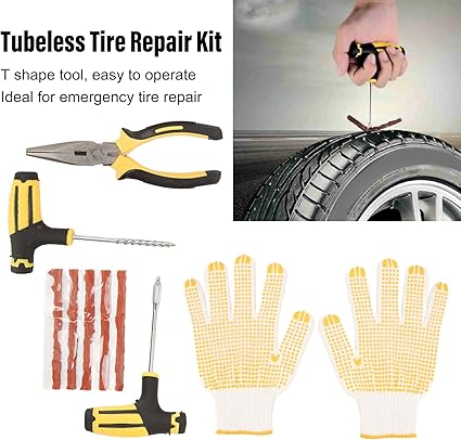 Tire Repair / Puncture Plug Kit Universal