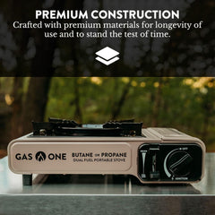 Gas One dual fuel camp stove
