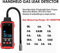 Gas Leak Detector 11" Gooseneck Propane/Natural Gas