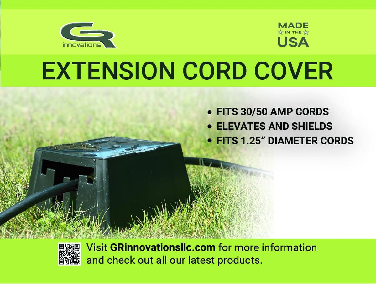 RV extension cord connection cover