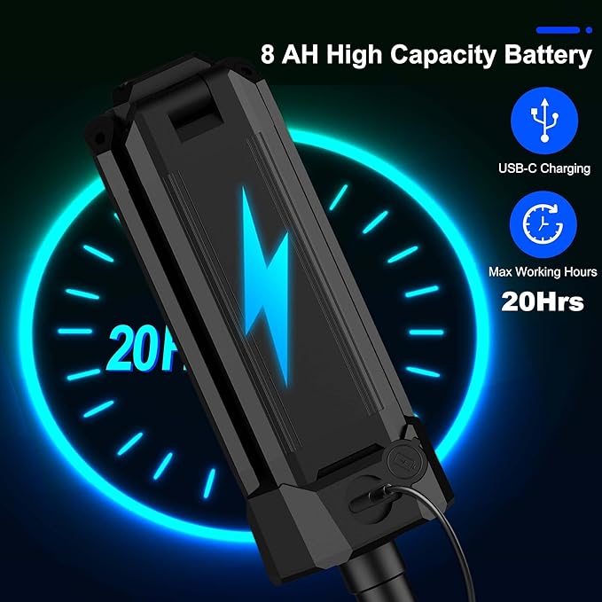 Rechargeable LED Work Light 67" with Tripod 2500LM