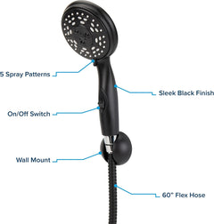 Camco RV/Marine Shower Head Kit with On/Off Switch, Black - view 5