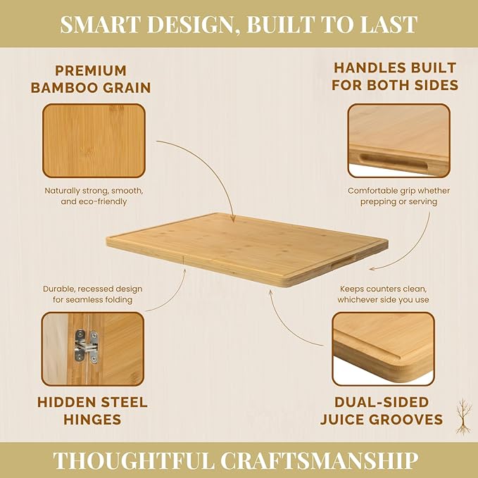 Foldable Stovetop Cover / Cutting Board 29"x21"