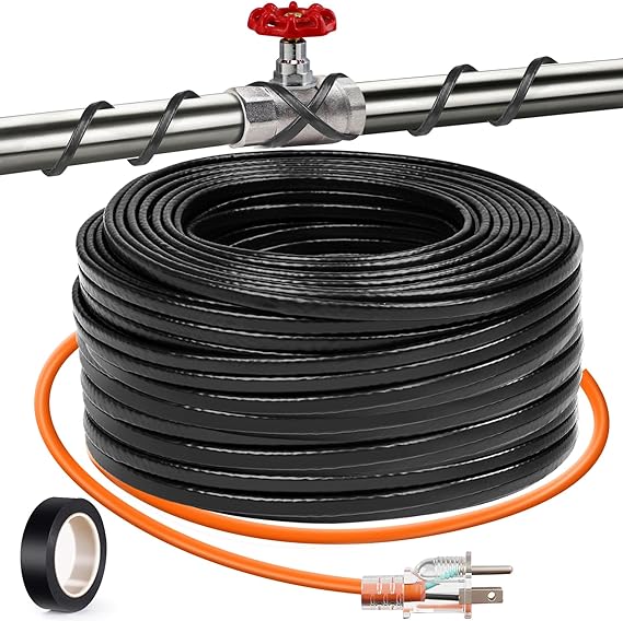 Pipe Heating Cable 50ft Freeze Protection 120V