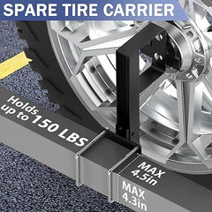 Heavy Duty Folding RV Spare Tire Bracket 15-16"