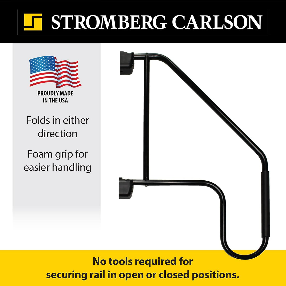 Extended RV entry assist rail