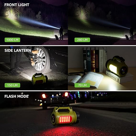 Rechargeable LED Lantern 1000LM IPX4 with Power Bank