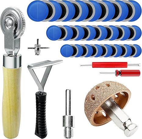 Tire Patch Kit 53pc with Tungsten Buffing Wheel – RV Parts Giant