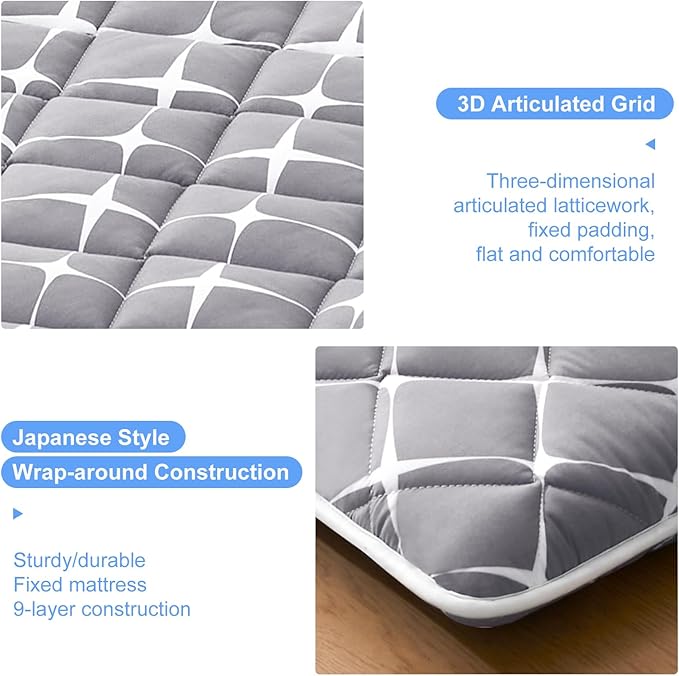 Japanese Floor Futon Mattress High Density Foam Twin 80x39
