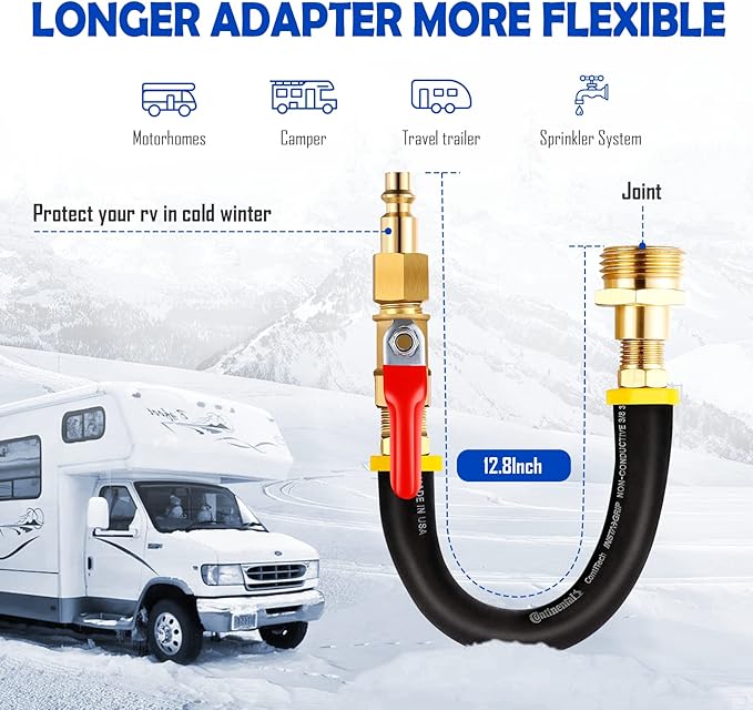 RV Winterizing Kit with Blowout Adapter