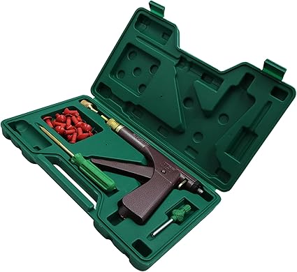 Tubeless Tire Plug Repair Kit with Mushroom Plugs