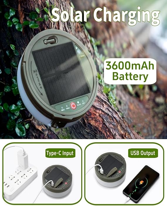Solar String Lights 39.4ft 8 Modes Rechargeable