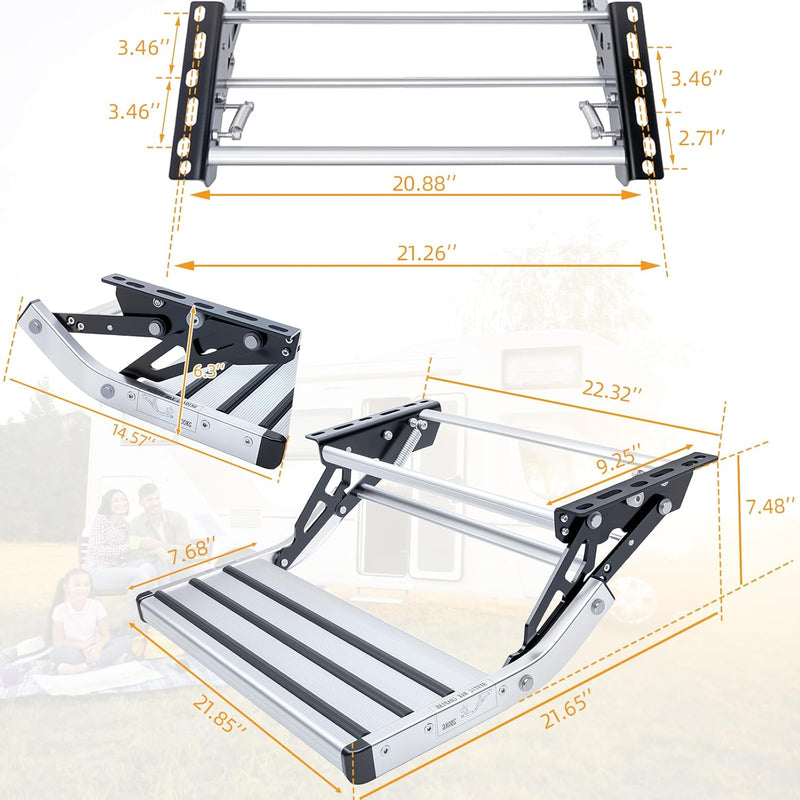 Manual single RV step extended