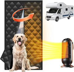 RV Insulated Door Cover with Magnetic Closure