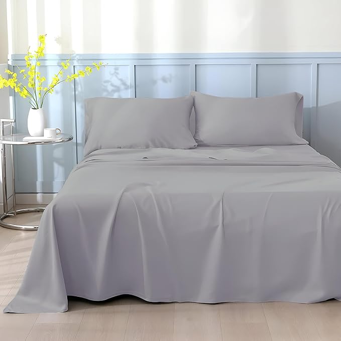 RV Short King Sheet Set 4-Piece 72x75 600TC Egyptian Cotton