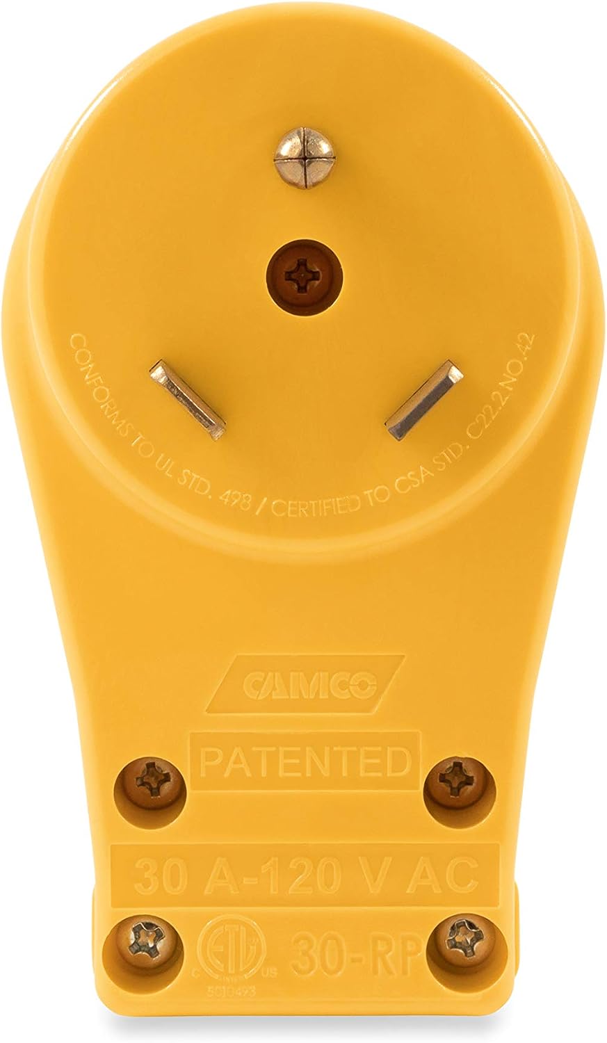 Camco Power Grip 30A Replacement Plug, TT-30P - view 2