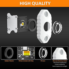 RV Exterior LED Porch Light 12V IP68 2-Pack