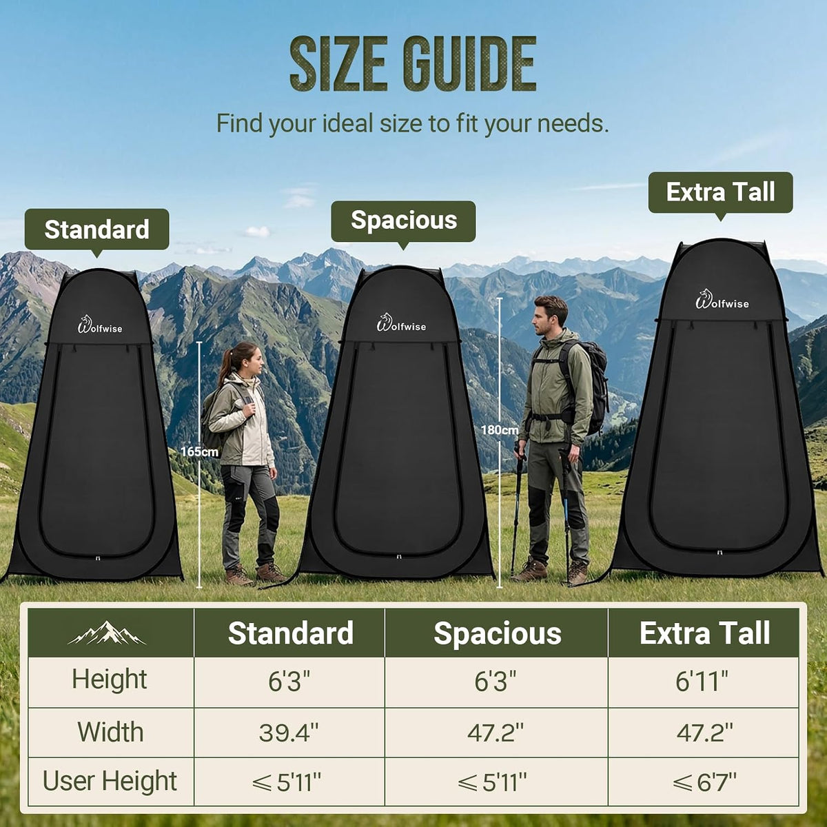 Pop-up privacy shower tent
