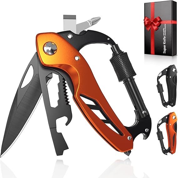 9-in-1 Carabiner Multitool Pocket Knife – RV Parts Giant