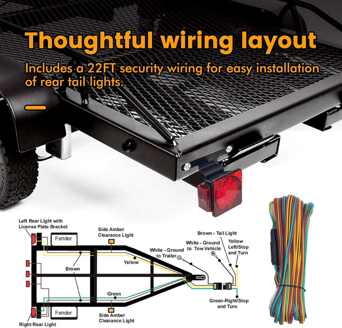 LED trailer light kit