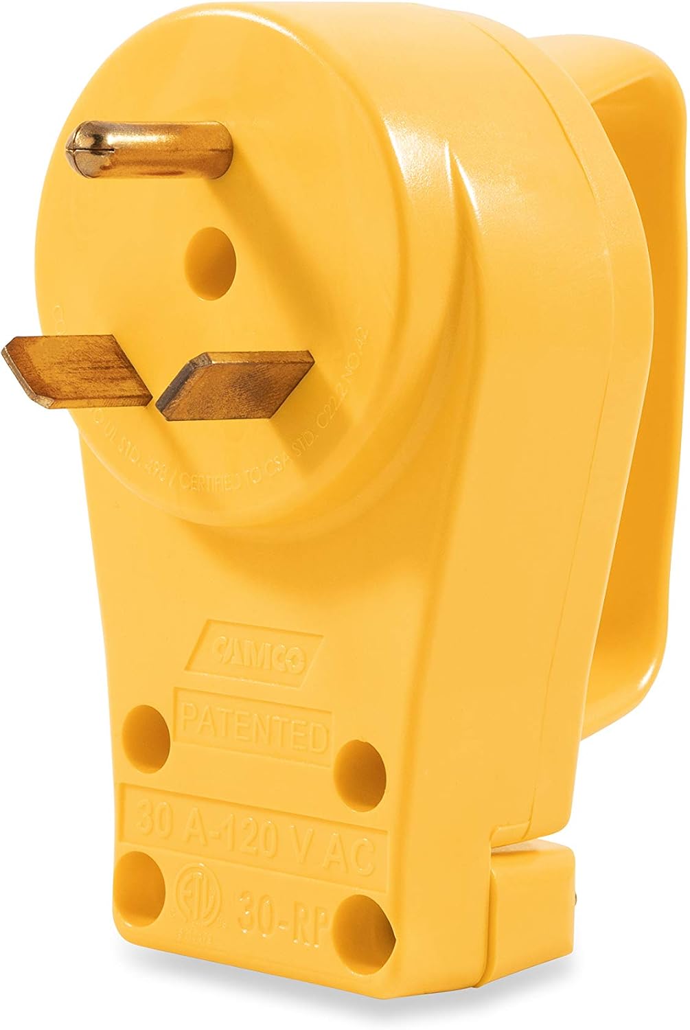 Camco Power Grip 30A Replacement Plug, TT-30P
