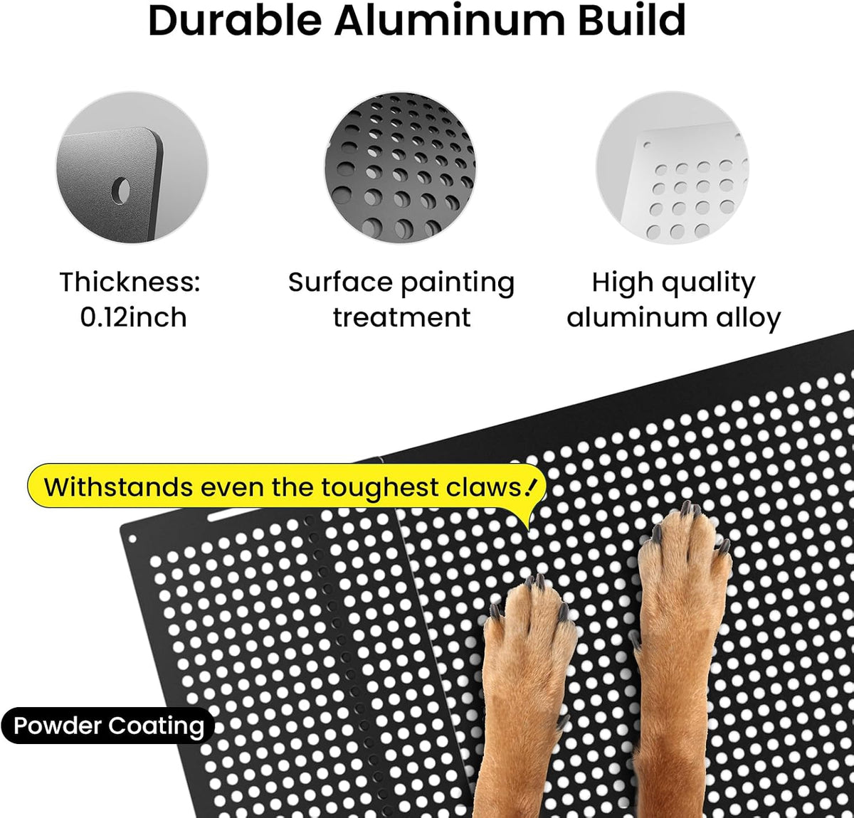 RV screen door pet guard grille