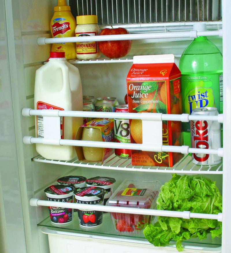 Camco Refrigerator Bars, 16"-28", White, 3-Pack - view 2